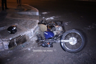 foto de Motociclista embriagado é preso após invadir rua bloqueada, atropelar criança de 9 anos, e fugir sem prestar socorro em Maringá