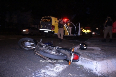 foto de Motociclista embriagado é preso após invadir rua bloqueada, atropelar criança de 9 anos, e fugir sem prestar socorro em Maringá