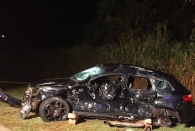 foto de Homem de 36 anos, morre após ter carro atingido por caminhão na rodovia BR-376 em Nova Esperança