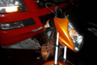 foto de Morre passageiro de motocicleta e piloto fica ferido após moto ser atingida por carreta em Marialva 