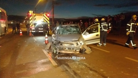 foto de Dois ciclistas morrem na hora após acidente na marginal da rodovia em Paiçandu