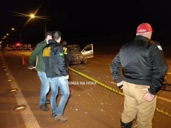 foto de Dois ciclistas morrem na hora após acidente na marginal da rodovia em Paiçandu