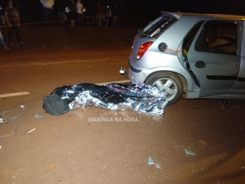 foto de Dois ciclistas morrem na hora após acidente na marginal da rodovia em Paiçandu