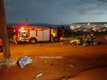 foto de Dois ciclistas morrem na hora após acidente na marginal da rodovia em Paiçandu