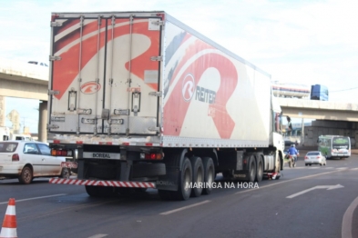 foto de Motociclista morreu após ser atropelado por carreta na Avenida Colombo, entre Sarandi e Maringá