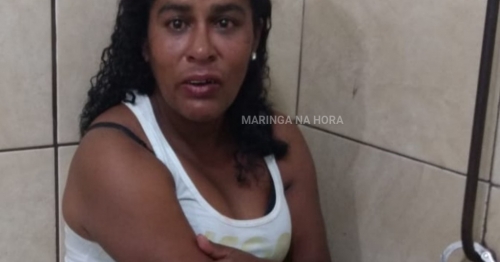 Mulher é presa ao tentar esfaquear policial militar em Maringá 