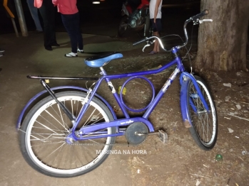 foto de Três pessoas entre elas duas crianças são atropeladas no Contorno Sul de Maringá, motorista foge sem prestar socorro