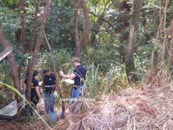 foto de Corpo de mulher é encontrado em fundo de vale em Maringá