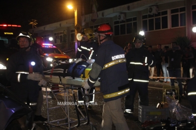 foto de Dois adolescentes ficaram gravemente feridos, entre eles uma gestante em Paiçandu