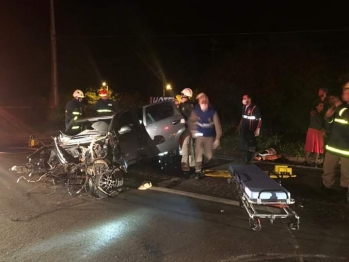 foto de Quatro pessoas ficam feridas e uma morre em colisão na PR 323