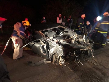 foto de Quatro pessoas ficam feridas e uma morre em colisão na PR 323