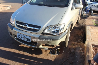 foto de Motociclista sem habilitação quase tem parte da perna amputada em acidente de trânsito em Sarandi