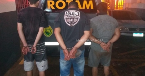 Rotam prende três homens, por tráfico de drogas em Sarandi