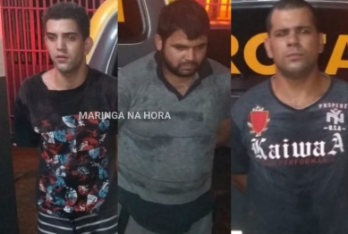 foto de Rotam prende três homens, por tráfico de drogas em Sarandi