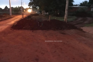 foto de Manutenção em Avenida provoca queda de motociclista em Paiçandu