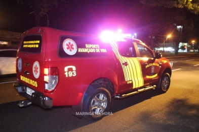 foto de Ciclista fica gravemente ferido após acidente em Maringá