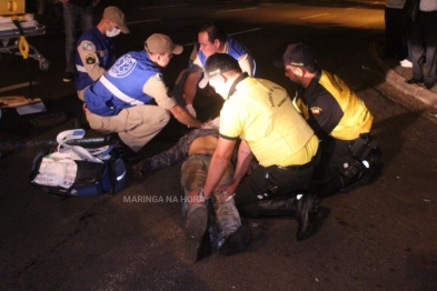 foto de Ciclista fica gravemente ferido após acidente em Maringá