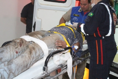 foto de Ciclista fica gravemente ferido após acidente em Maringá