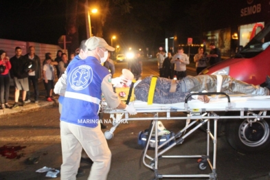 foto de Ciclista fica gravemente ferido após acidente em Maringá