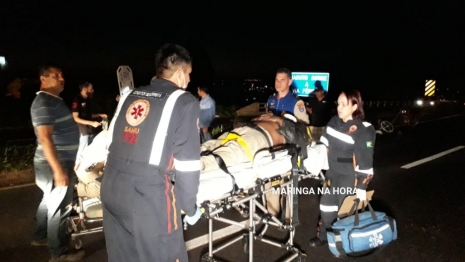 foto de Gestante de dois meses, é atropelada em acidente envolvendo dois motociclistas na rodovia próximo ao Catuaí em Maringá