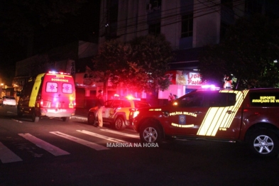 foto de Travesti é baleado com um tiro nas costas no centro de Maringá