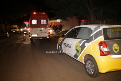 foto de Dois ficam feridos, após motorista avançar preferencial e bater em moto em Paiçandu