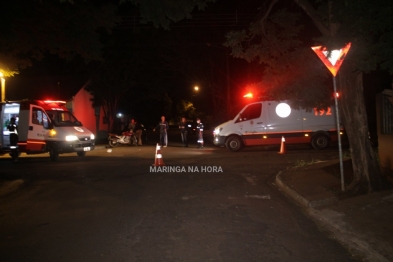 foto de Dois ficam feridos, após motorista avançar preferencial e bater em moto em Paiçandu