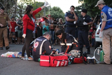 foto de Menina de 3 anos morre após ser atropelada por motocicleta em Sarandi