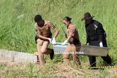 foto de Maringá; sem demonstrar arrependimento jovem diz que só queimou o corpo do amigo