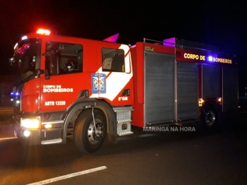 foto de Motorista na contramão provoca acidente grave na rodovia no perímetro urbano de Paiçandu, duas mulheres ficaram feridas. O motorista fugiu do local