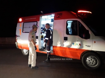 foto de Motorista na contramão provoca acidente grave na rodovia no perímetro urbano de Paiçandu, duas mulheres ficaram feridas. O motorista fugiu do local