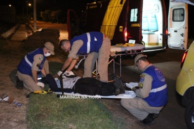 foto de Jovem fica gravemente ferida após ser atropelada por motociclista embriagado e sem CNH em Maringá