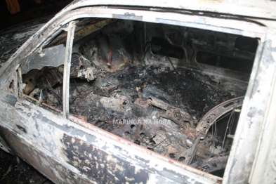 foto de Corpo é encontrado carbonizado dentro de carro incendiado em Mandaguaçu