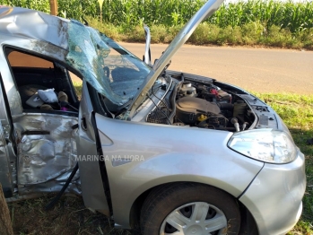 foto de Motorista com sinais de embriaguez causa grave acidente em Maringá, e deixa casal ferido