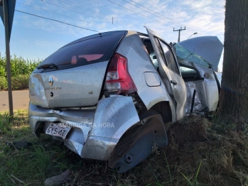 foto de Motorista com sinais de embriaguez causa grave acidente em Maringá, e deixa casal ferido