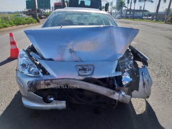 foto de Motorista com sinais de embriaguez causa grave acidente em Maringá, e deixa casal ferido