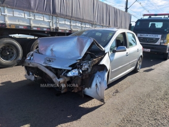 foto de Motorista com sinais de embriaguez causa grave acidente em Maringá, e deixa casal ferido