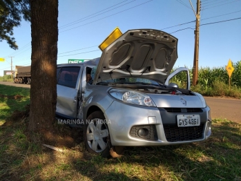 foto de Motorista com sinais de embriaguez causa grave acidente em Maringá, e deixa casal ferido