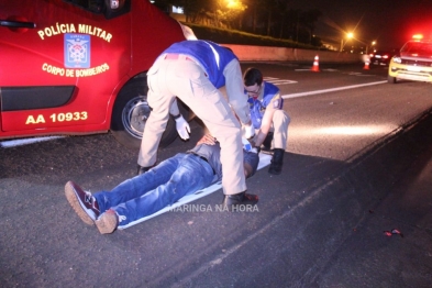 foto de Motorista bêbado, atropela casal de motociclista e arrasta moto por mais de 2 km em Maringá