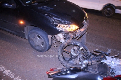 foto de Motorista bêbado, atropela casal de motociclista e arrasta moto por mais de 2 km em Maringá