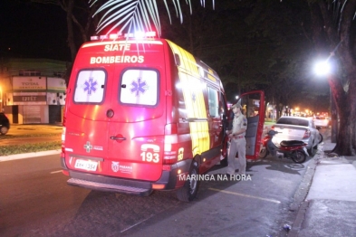 foto de Mulher de 60 anos sofre traumatismo craniano após atropelamento em avenida de Maringá