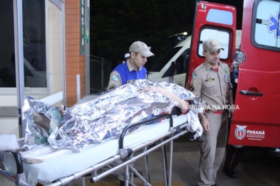 foto de Mulher de 60 anos sofre traumatismo craniano após atropelamento em avenida de Maringá