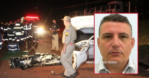 Advogado e ex Policial Militar de Maringá, morre após capotar e bater carro em poste na BR-376 em Marialva