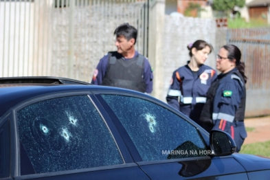 foto de Jovem de 25 anos, é executado a tiros dentro de carro em Maringá