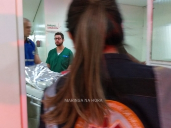 foto de Um operário de 33 anos ficou gravemente ferido após sofrer um acidente de trabalho na saída de Maringá para Floresta