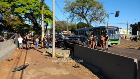 foto de Ladrões de estepes são presos após perseguição e acidente em Maringá