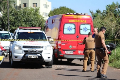 foto de Guarda Municipal de Sarandi, encontra carro que pode ter sido usado em homicídio em Maringá