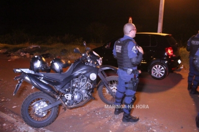 foto de Guarda Municipal de Sarandi, encontra carro que pode ter sido usado em homicídio em Maringá