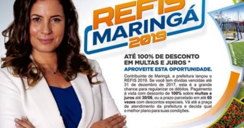 Refis Maringá 2019: oportunidade para colocar as contas em dia