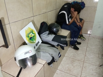 foto de Dupla é presa em flagrante, em Maringá, após roubar bolsa com material escolar